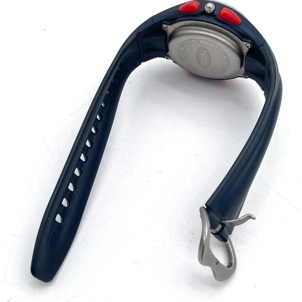 Mercedes-Benz Sport Watch Men OS Blue Good Vintage Y2K Ana-Digi 100M Sport